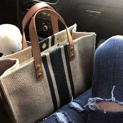Linen Shoulder Bag