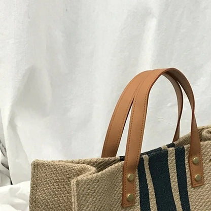 Linen Shoulder Bag
