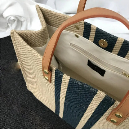 Linen Shoulder Bag