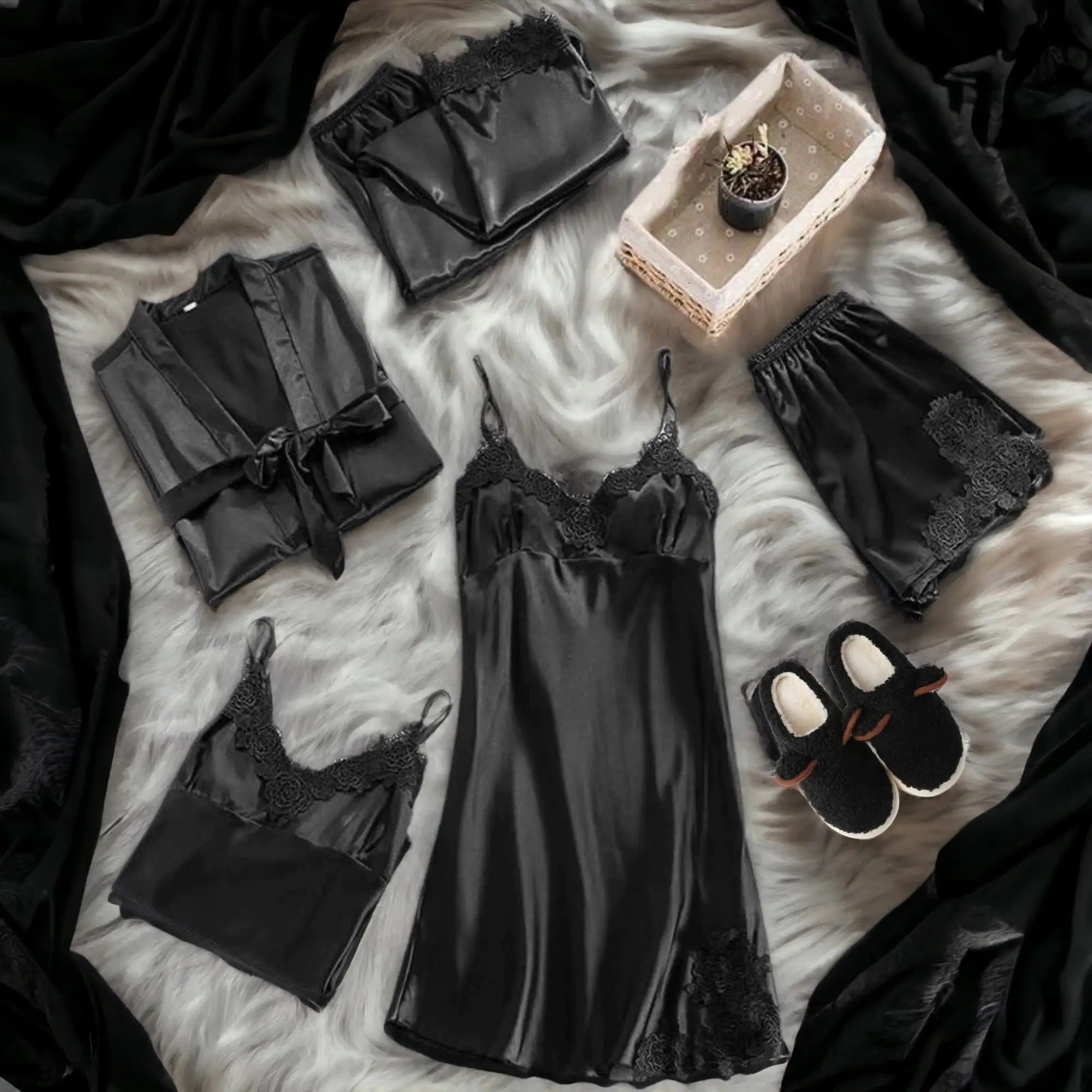 Satin Pajama Sleepweare Set